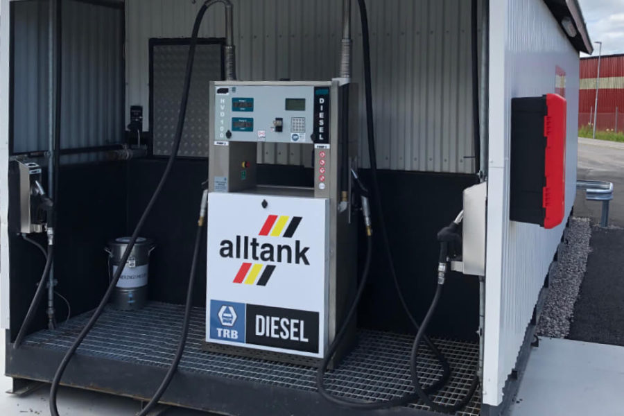 Alltanks station i Nolby